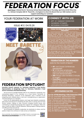 Federation Focus-April 2026